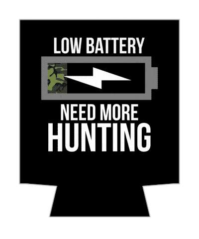 black low battery need more hunting recharge camouflage stickers, magnet