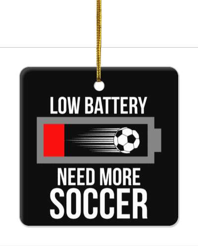 black low battery need more soccer stickers, magnet