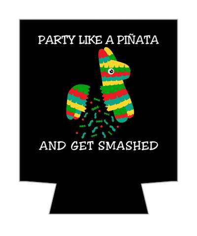 black party like a pinata and get smashed candy stickers, magnet