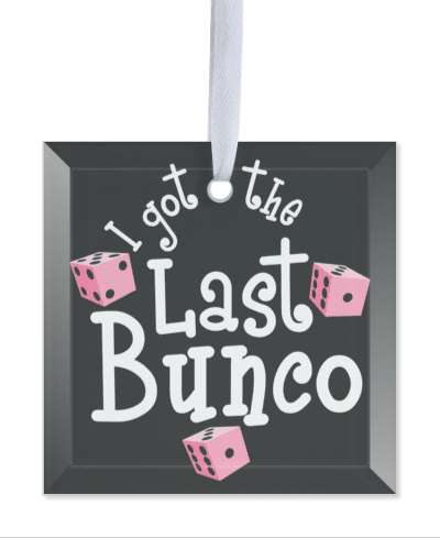 black pink dice i got the first bunco stickers, magnet