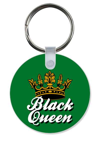 black queen cursive fancy crown stickers, magnet