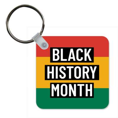 black rectangles black history month pan african stickers, magnet