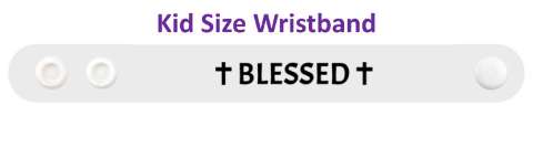 blessed green crosses wristband