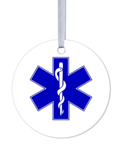 blue medical symbol caduceus stickers, magnet