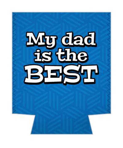 blue my dad is the best stickers, magnet