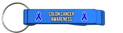 blue ribbon awareness colon cancer awareness stickers, magnet