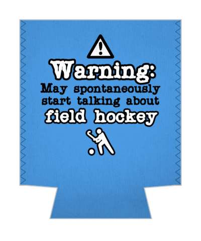 blue warning may spontaneously start talking about field hockey stickers, magnet