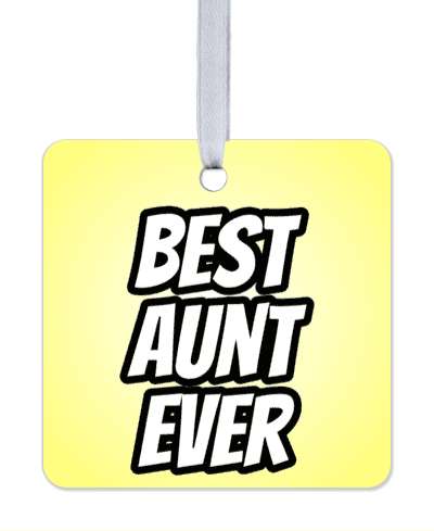 bold best aunt ever gradient stickers, magnet