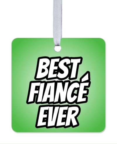 bold best fiance ever gradient stickers, magnet