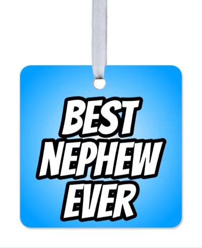 bold best nephew ever gradient stickers, magnet