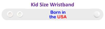 born in the usa red white blue stickers, magnet
