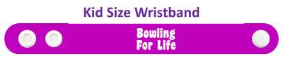 bowling for life sports dedication stickers, magnet