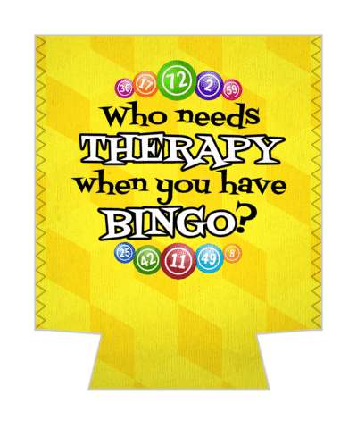bright colors who needs therapy when you have bingo stickers, magnet