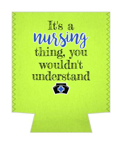 bright green its a nursing thing you wouldnt understand stickers, magnet