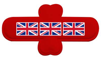 british great britain flag stickers, magnet