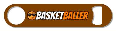 brown orange white ball with shades and smile basketballer basketball stickers, magnet