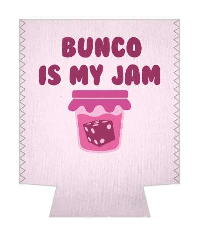 bunco is my jam dice wordplay stickers, magnet