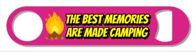 campfire the best memories are made camping stickers, magnet