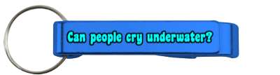 can people cry underwater funny stickers, magnet