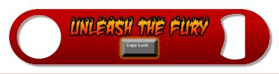 caps lock key unleash the fury capital letters stickers, magnet