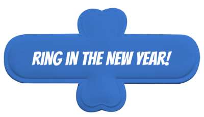 celebrate ring in the new year fun stickers, magnet