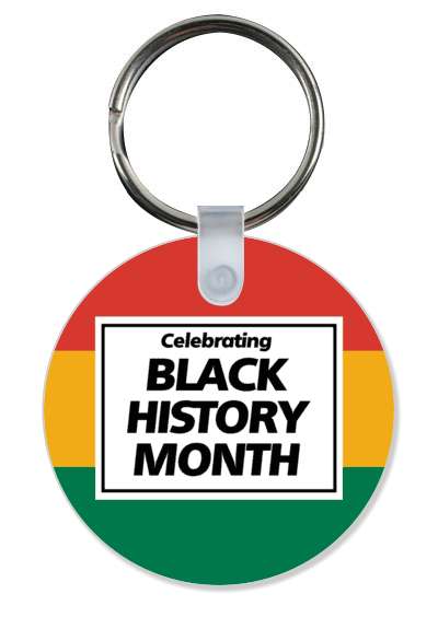 celebrating black history month white box flag colors pan african  stickers, magnet