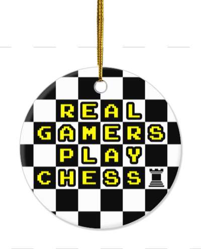 checkerboard real gamers play chess rook piece stickers, magnet