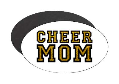 cheer mom proud parent cheerleading stickers, magnet