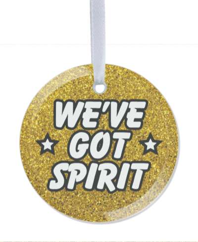 cheerleader weve got spirit stars pep rally cheer stickers, magnet