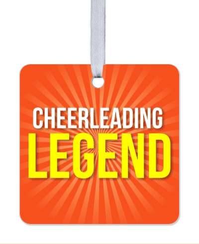 cheerleading legend rays stickers, magnet