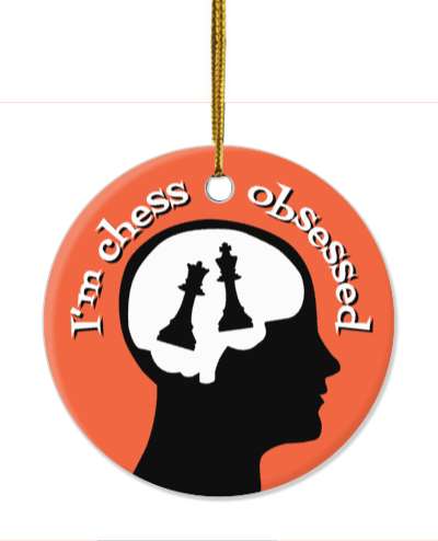 chess obsessed head brain queen king chess pieces silhouette  stickers, magnet