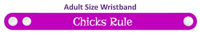 chicks rule girl power stickers, magnet