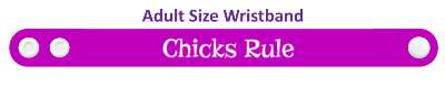 chicks rule girl power stickers, magnet