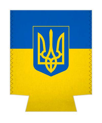 coat of arms ukraine ukrainian flag peace support stickers, magnet