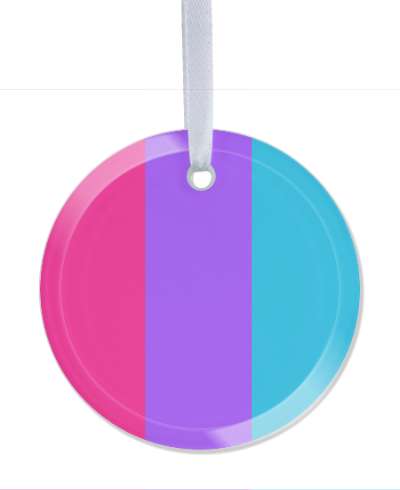 colorful androgyne pride flag colors stickers, magnet