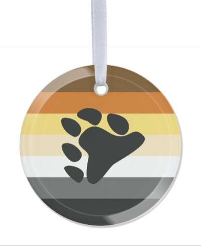 colorful bear brotherhood pride flag colors stickers, magnet