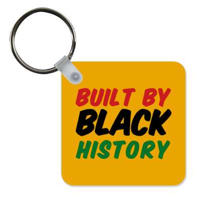 colorful bold built by black history stickers, magnet