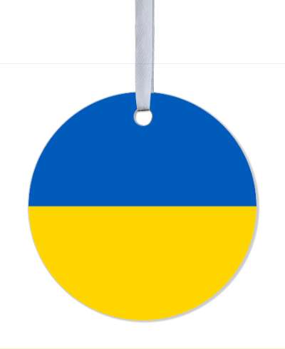 colors support ukranian flag ukraine stickers, magnet