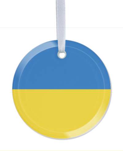 colors support ukranian flag stickers, magnet