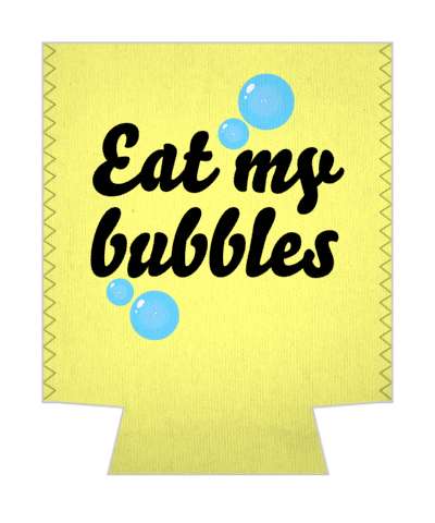 competitive swimmer eat my bubbles funny stickers, magnet
