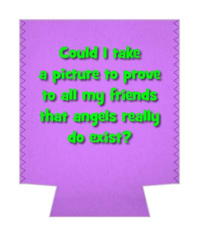 could i take a picture to prove to all my friends that angels really do exist pickup line stickers, magnet