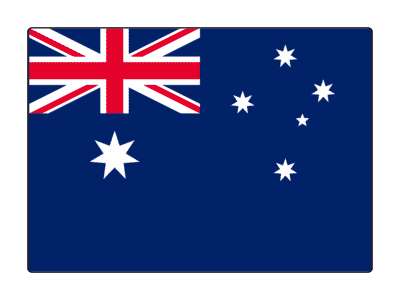 country flag australia australian stickers, magnet
