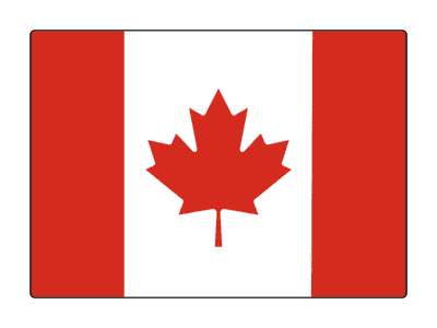 country flag canada canadian stickers, magnet