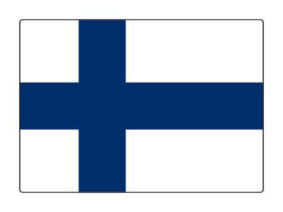 country flag finland stickers, magnet