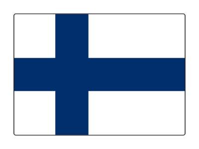 country flag finland stickers, magnet