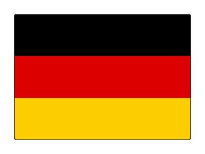 country flag germany german stickers, magnet