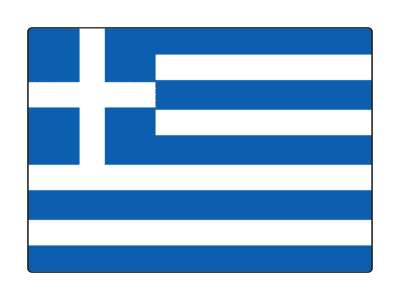 country flag greece greek stickers, magnet