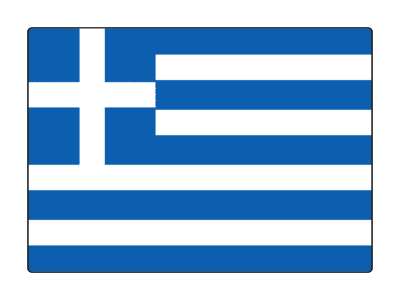 country flag greece greek stickers, magnet