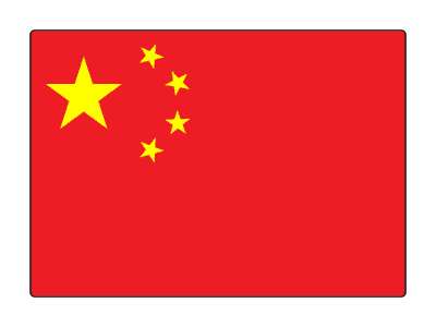 country flag national china chinese stickers, magnet