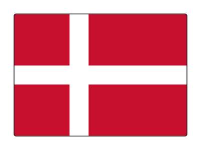 country flag national denmark stickers, magnet